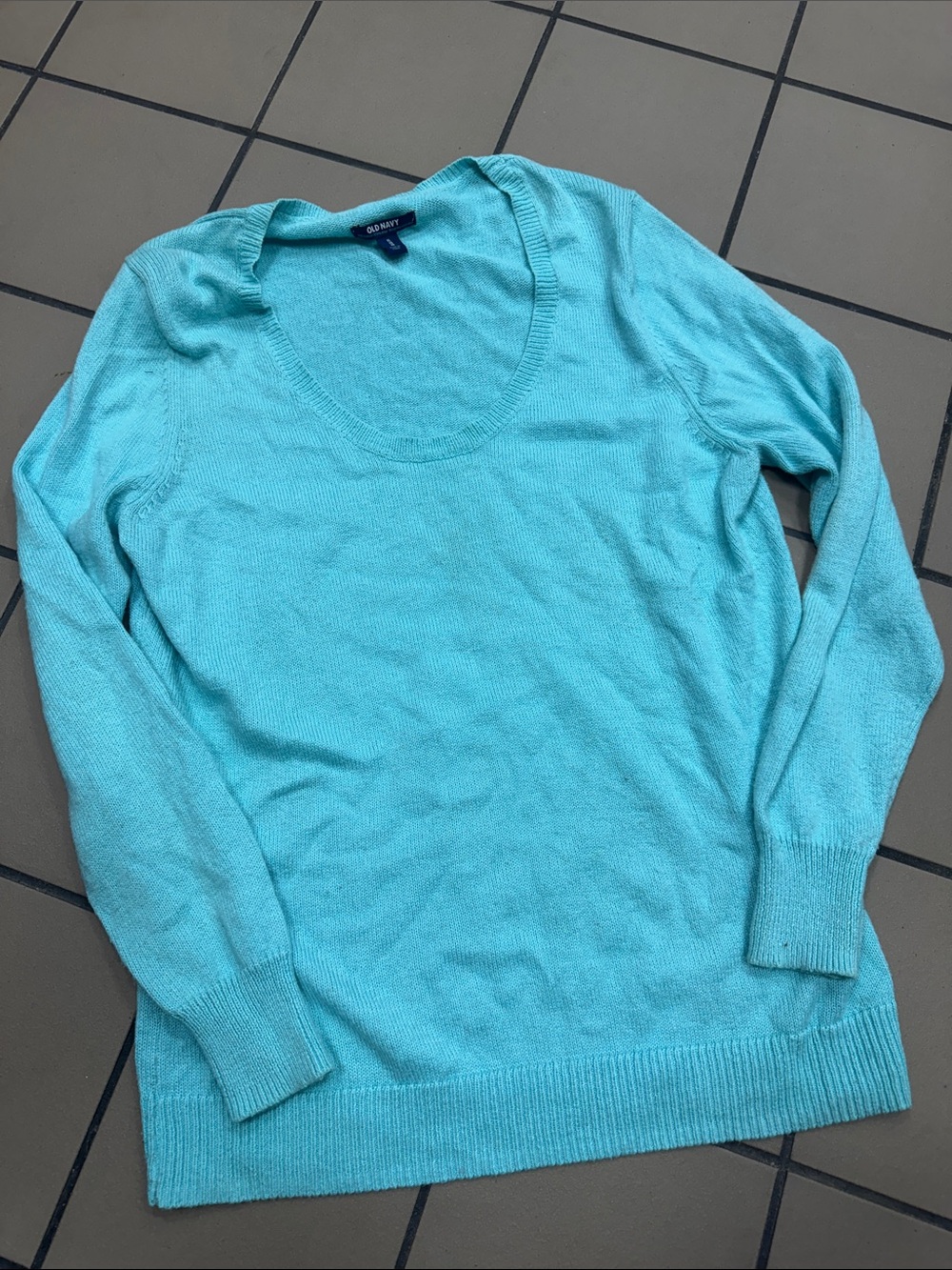 Old Navy Mint Scoop Neck Women's Sweater